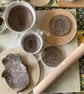 Handcrafted hamsa hand patterned dish - Image 8