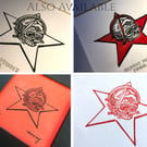 Granny Mann's Friend - Witch Lino Print - Limited Edition