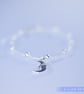 Sterling SIlver Moon and Planet Bracelet dainty pretty  - Image 4