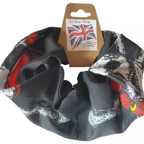 Pirate Bandana Skull Flag Hair Scrunchie Scrunchies Accessory Band Elastic