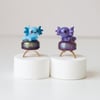 Cute Axolotl ring - Whimsical resin jewelry - Kawaii Animal Ring Cottagecore