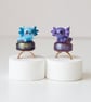 Cute Axolotl ring - Whimsical resin jewelry - Kawaii Animal Ring Cottagecore