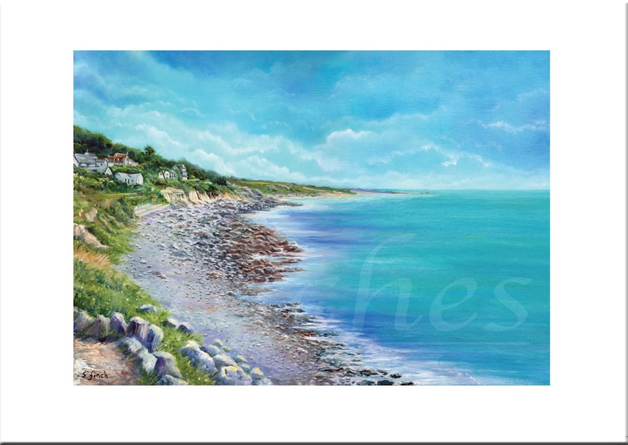 Coverack Cove, Cornwall - Greeting Card