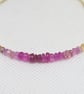 Pink Sapphire Bracelet-Stunning triangular feature beads- Adjustable for any wri - Image 7