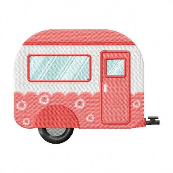 Boho Caravan Embroidered Patch - available in 4 sizes