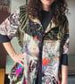 Tropical Parrots Shirt Dress or Summer Jacket in bright colours - Image 1