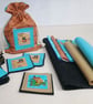 Craft kit - Pirate matching pairs game, Sew it Yourself felt & fabric memory toy