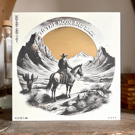 Handmade I Love You To The Moon And Back Western Valentines Card