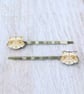Wooden Racoon Hair Grips - Image 2