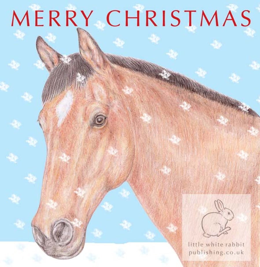 Bracken the Horse - Christmas Card