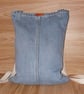Tote to Backpack Denim bag 100% Unique Small Rucksack Repurposed fabric - Image 1
