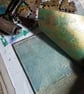 Christmas Gelli Printed Art Greeting Cards Set One Off Holly - Image 9