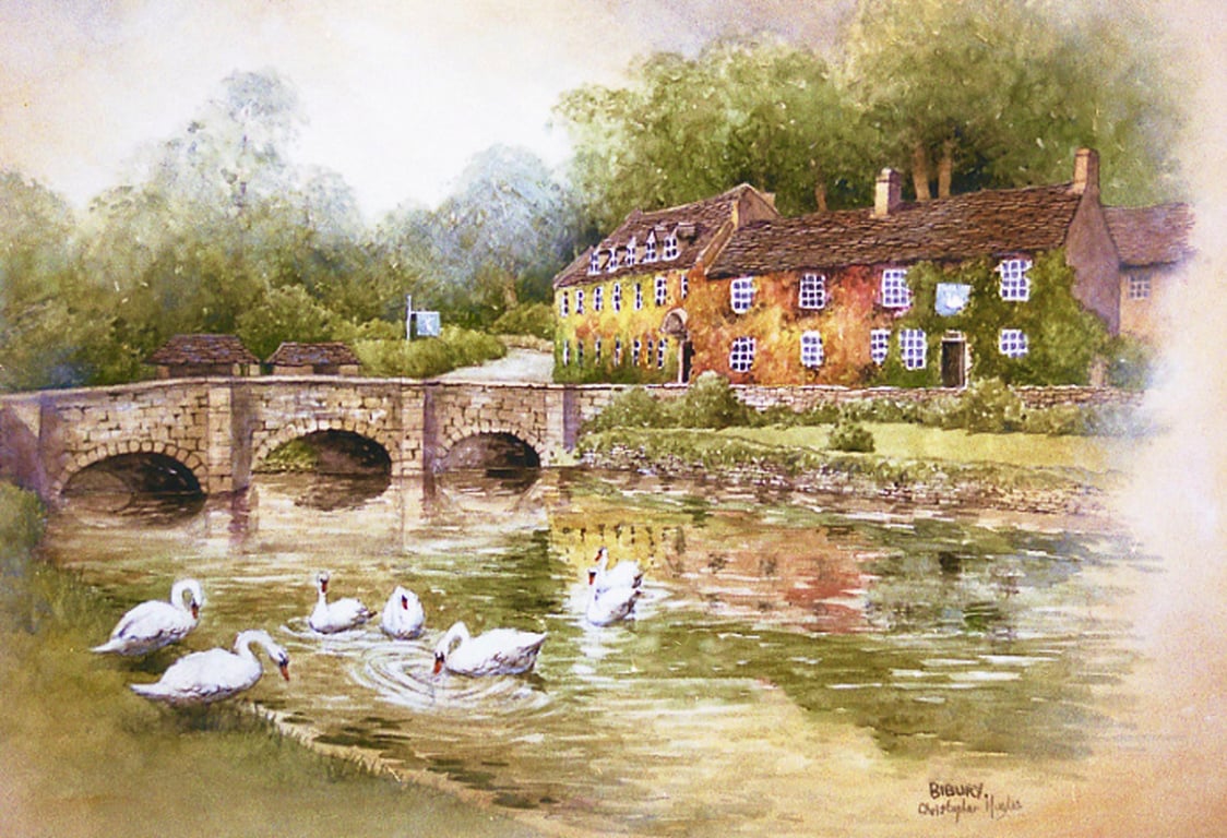 Bibury. The Cotswolds . Signed Special Edition Print 