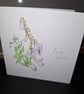 Original Handpainted Greetings Card- Bush Vetch - Image 2