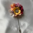 1940s Inspired Floral Pin Brooch