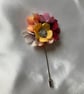 1940s Inspired Floral Pin Brooch