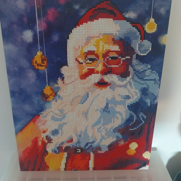 Diamond Art Father Christmas Picture