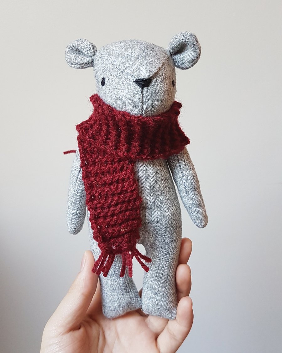 Winter Bear, Soft Sculpture, Olwen