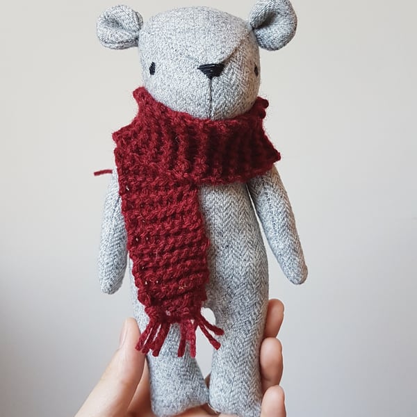 Winter Bear, Soft Sculpture, Olwen