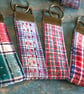 Handmade Essential Fabric Key Fob, Everyday Key Ring  - Image 2