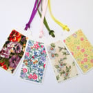 Set of 4 assorted floral gift tags for any occasion 