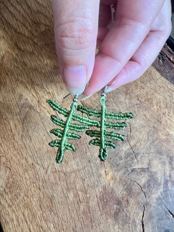 Fern earrings