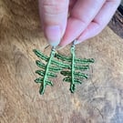 Fern earrings