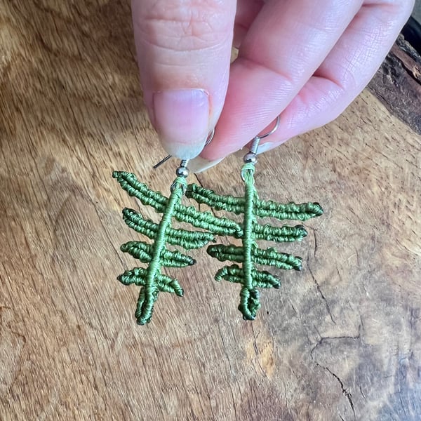 Fern earrings