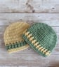Baby Beanie Hat,  Soft Crochet Hat with Stripe, Choice of Colour and Sizes - Image 7