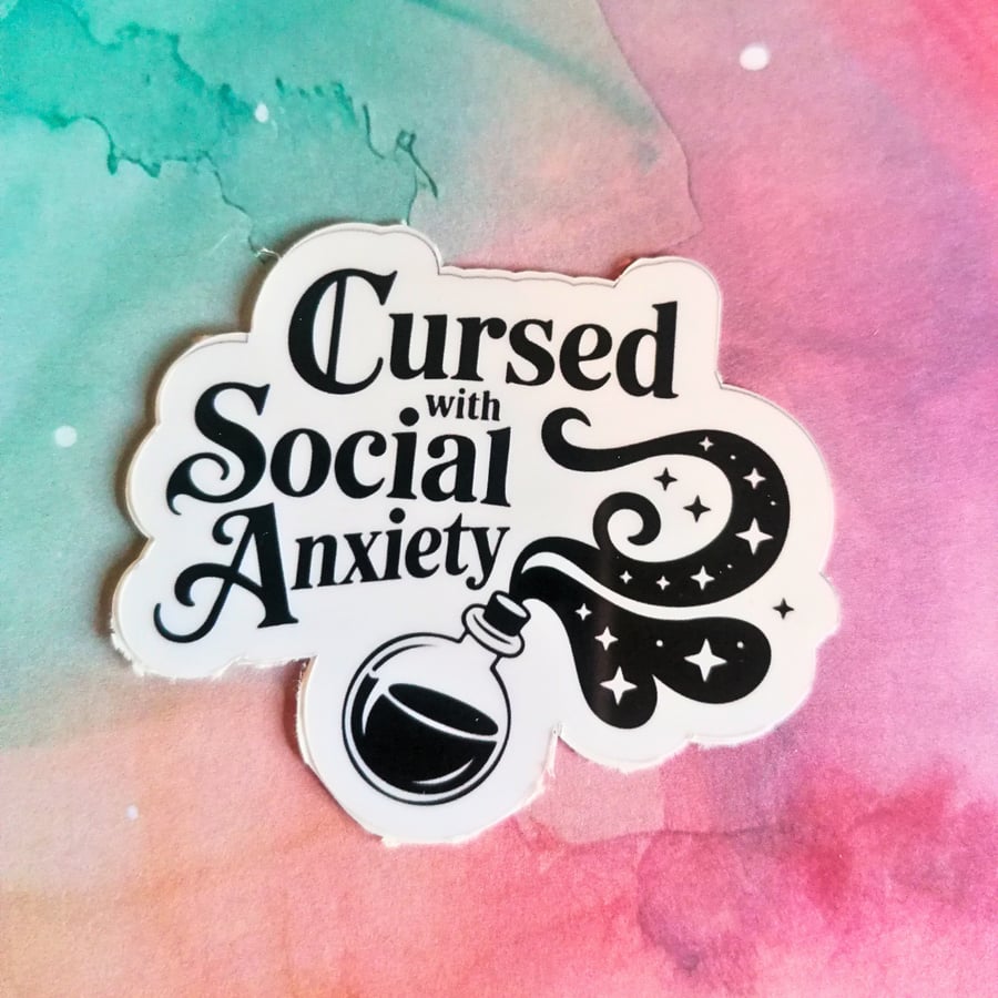 Cursed Vinyl Sticker