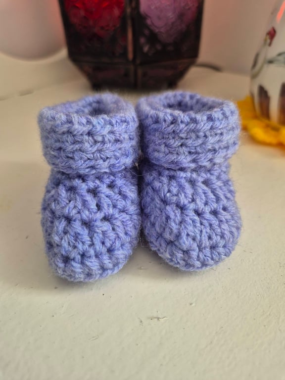 Newborn Baby Booties – 7cm Sole