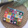 Crochet Book Kindle Sleeve Pouch Cornish Blue