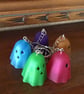 Colourful mini ghost, Halloween, desk buddy, statue keyring - Image 5