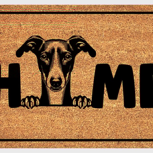 Italian Greyhound Home Door Mat No.2 - Italian Greyhound Dog Doormat - 3 Sizes