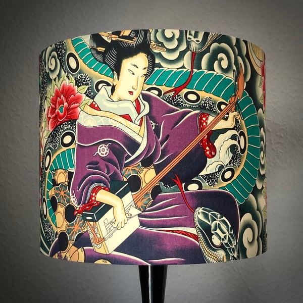 Japanese Geisha Geiko Lampshade