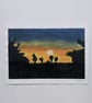 Sunset Original Acrylic Artwork 