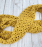 Mustard Infinity Scarf - Handmade Crochet - Practical Gift - Image 6