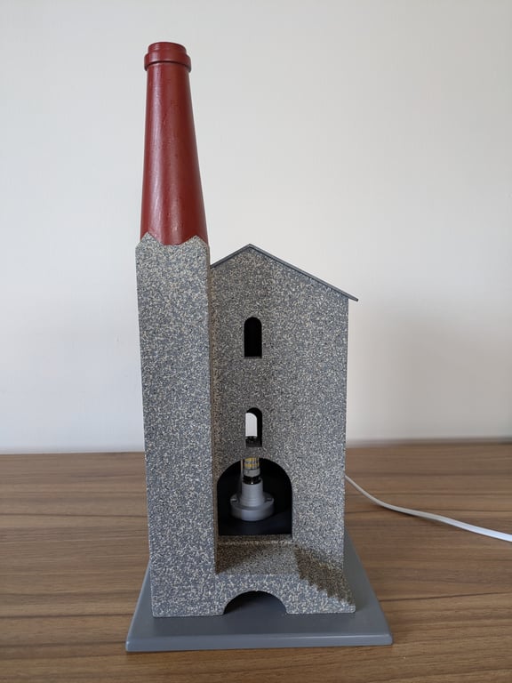Cornish engine house table lamp