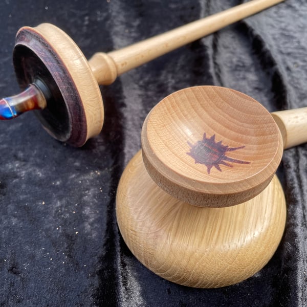 Supported spindle set