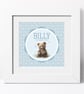 Little Bear Personalised Nursery Print - for boys or girls - Image 6