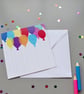 Bright Balloons Blank or Birthday or Celebration Card - Image 5