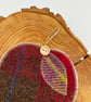 Tweed mug rug apple shape - Image 3