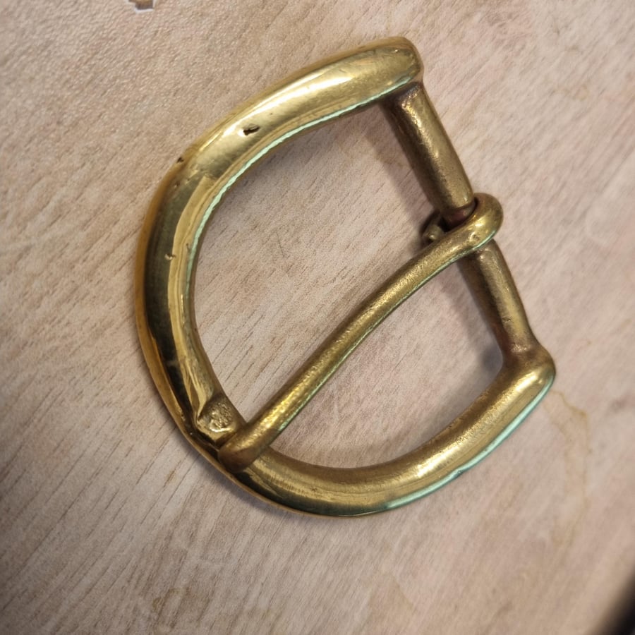 55mm Rustic Style Solid Brass Belt Buckle
