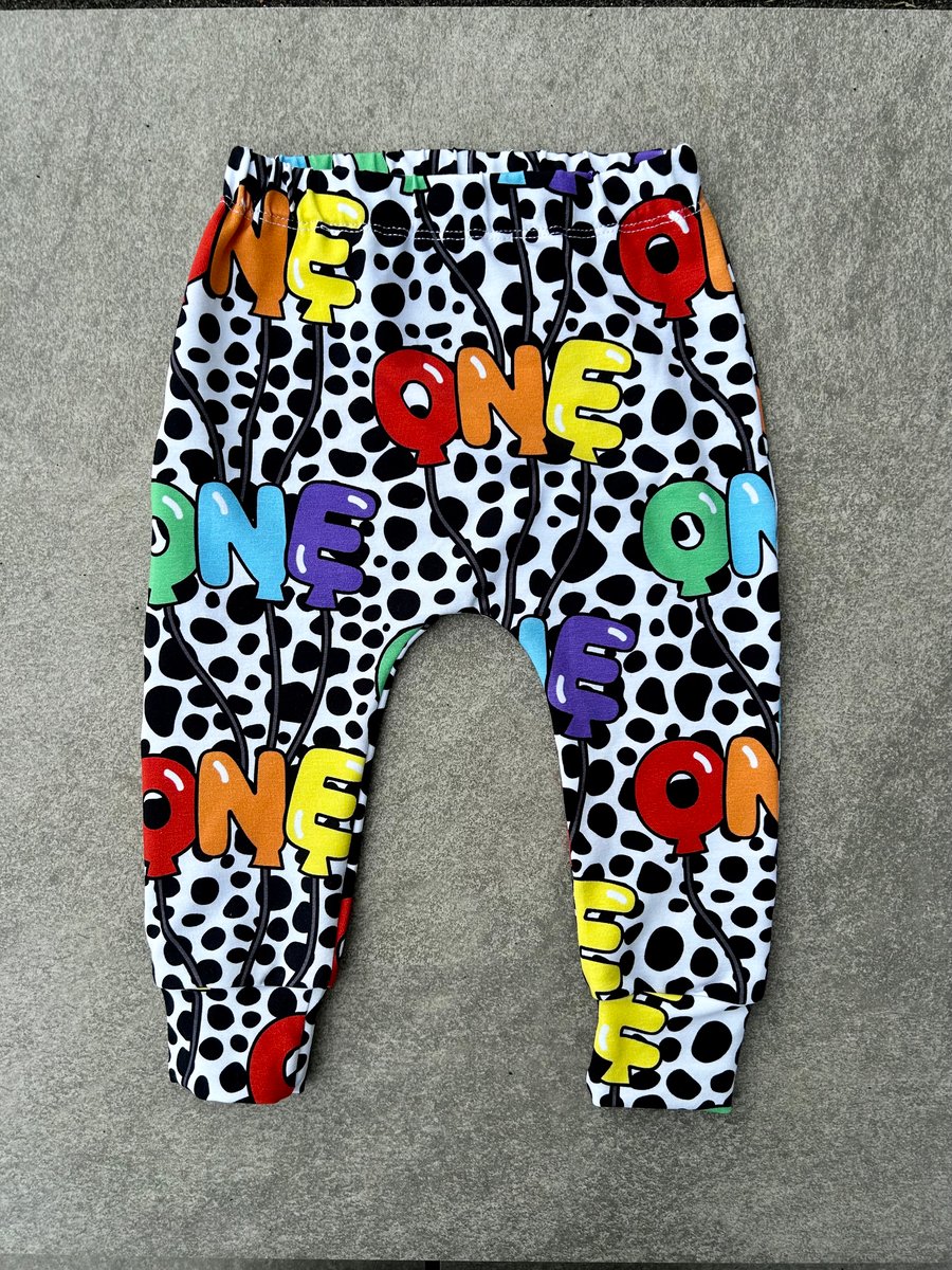 1st Birthday Balloon Leggings 12-18 months 
