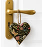 Decoupage wood heart