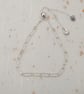 Recycled Sterling Silver Adjustable Long Link Sparkle Chain Bracelet - Image 2