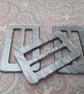 2 & 12" (63mm ) VINTAGE GREY Slide Buckle - Image 1