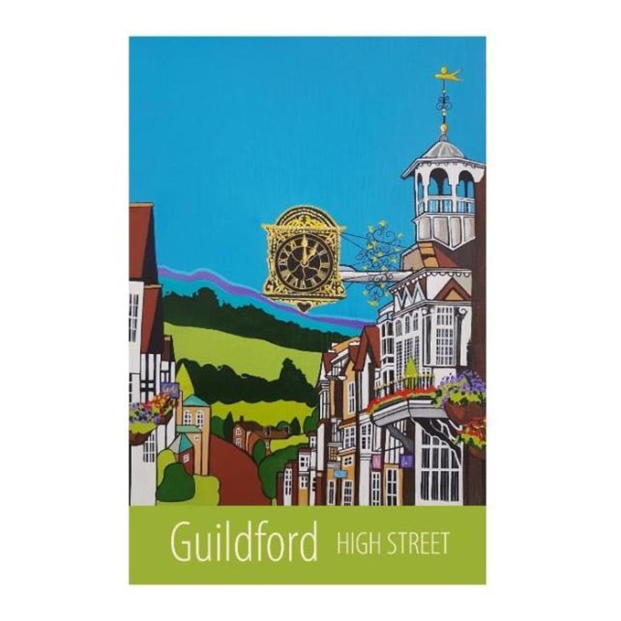 Guildford High Street - unframed