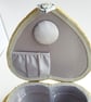 Heart shaped Sewing Basket and handmade Needlecase  - Image 4