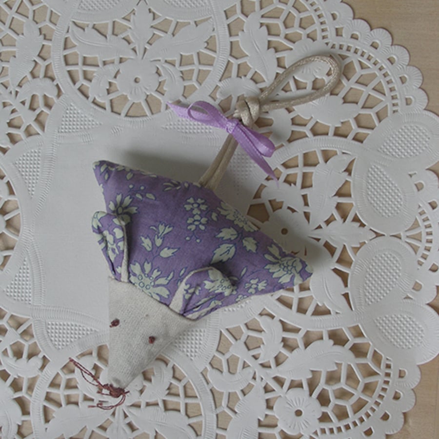 Liberty Mouse Hanging Lavender Bag
